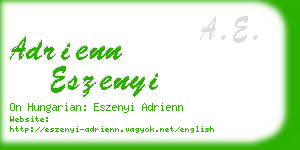 adrienn eszenyi business card